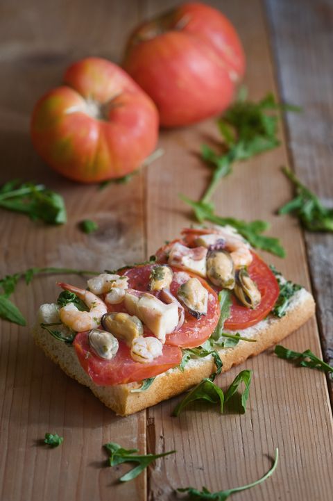 Bruschetta od rajčice i plodova mora