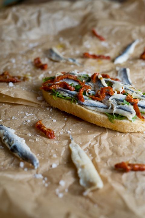 Bruschetta s mariniranim inćunima