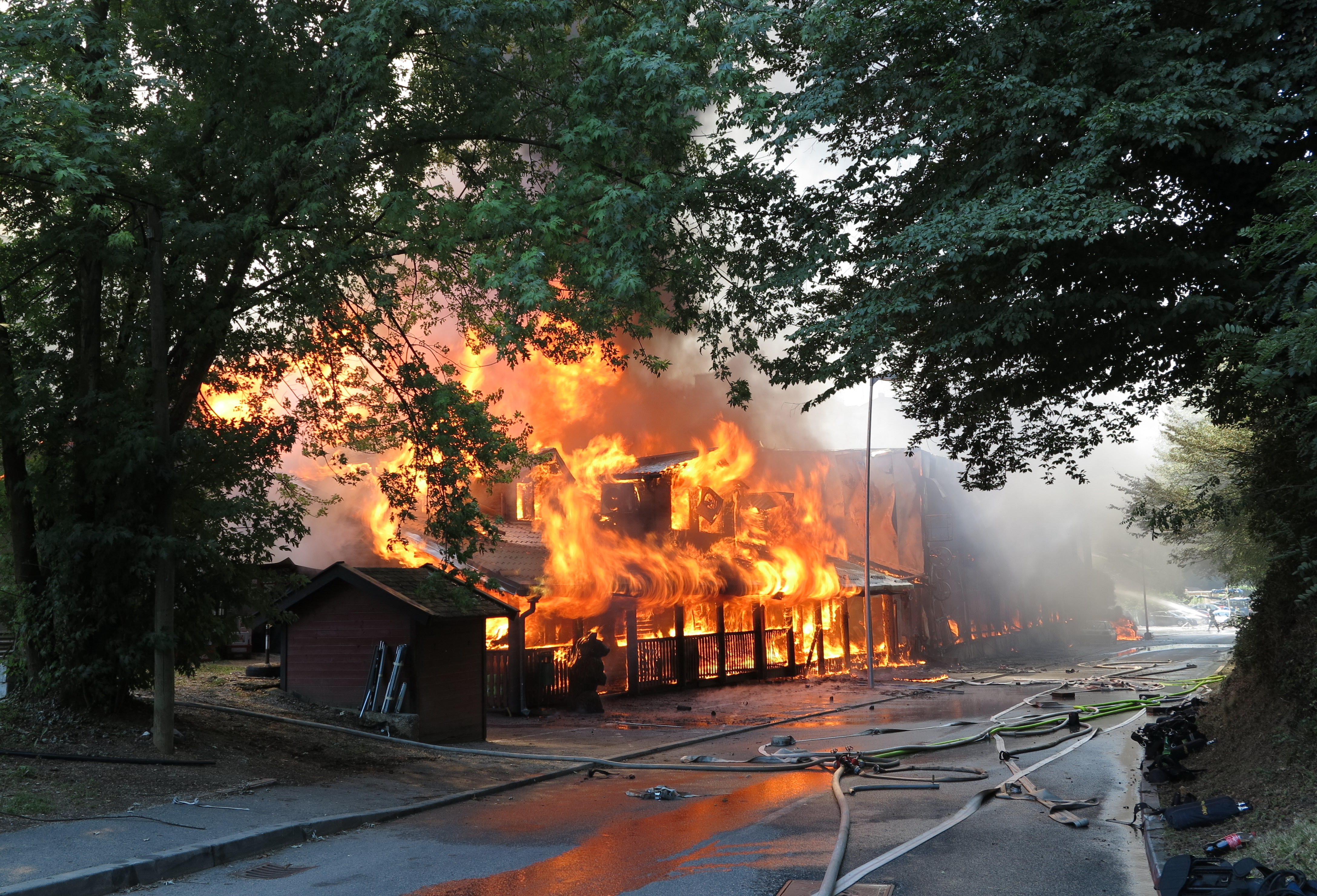pozar Jelenovac cesta