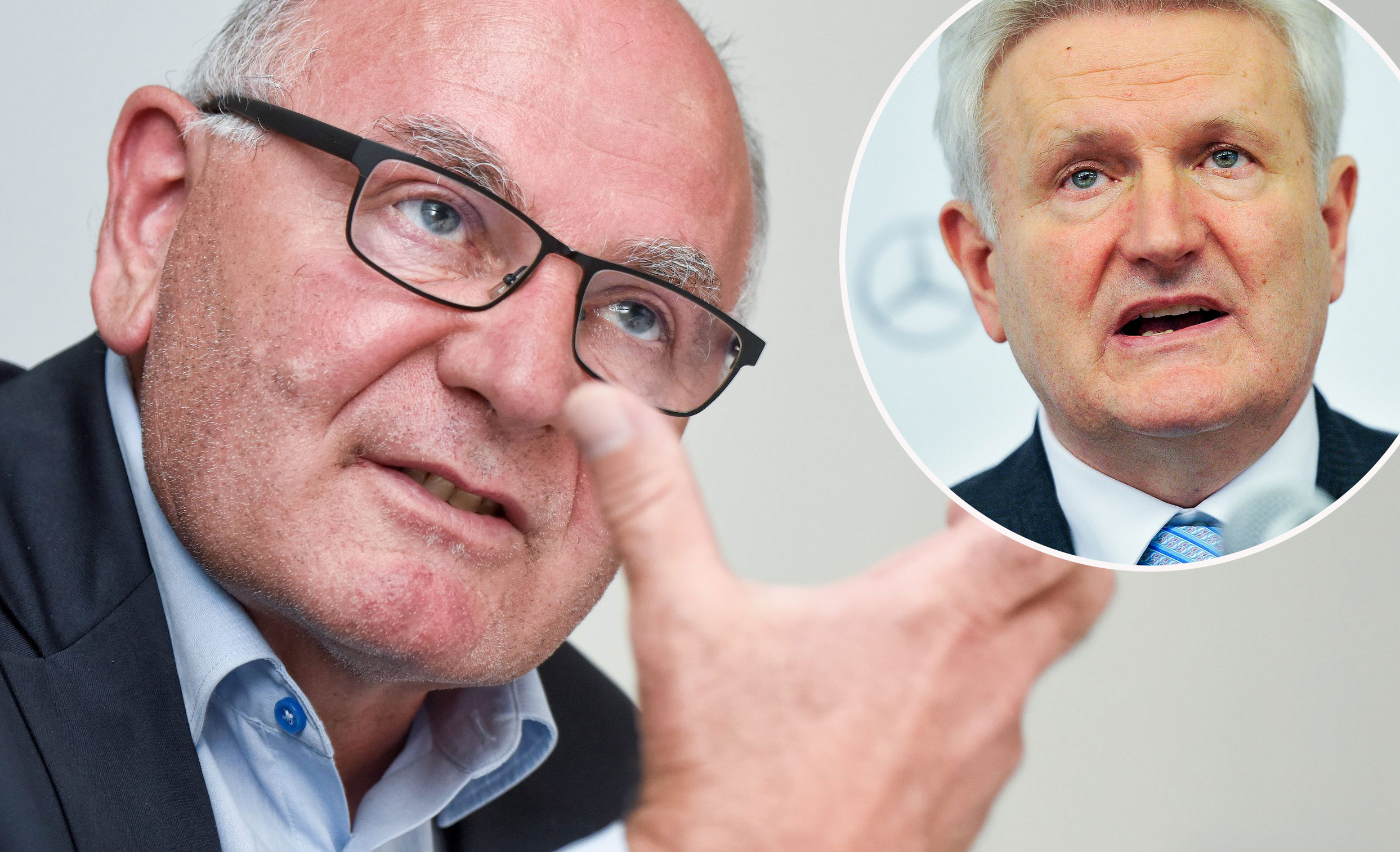 Željko Čugura (lijevo) i Ivica Todorić (u krugu)