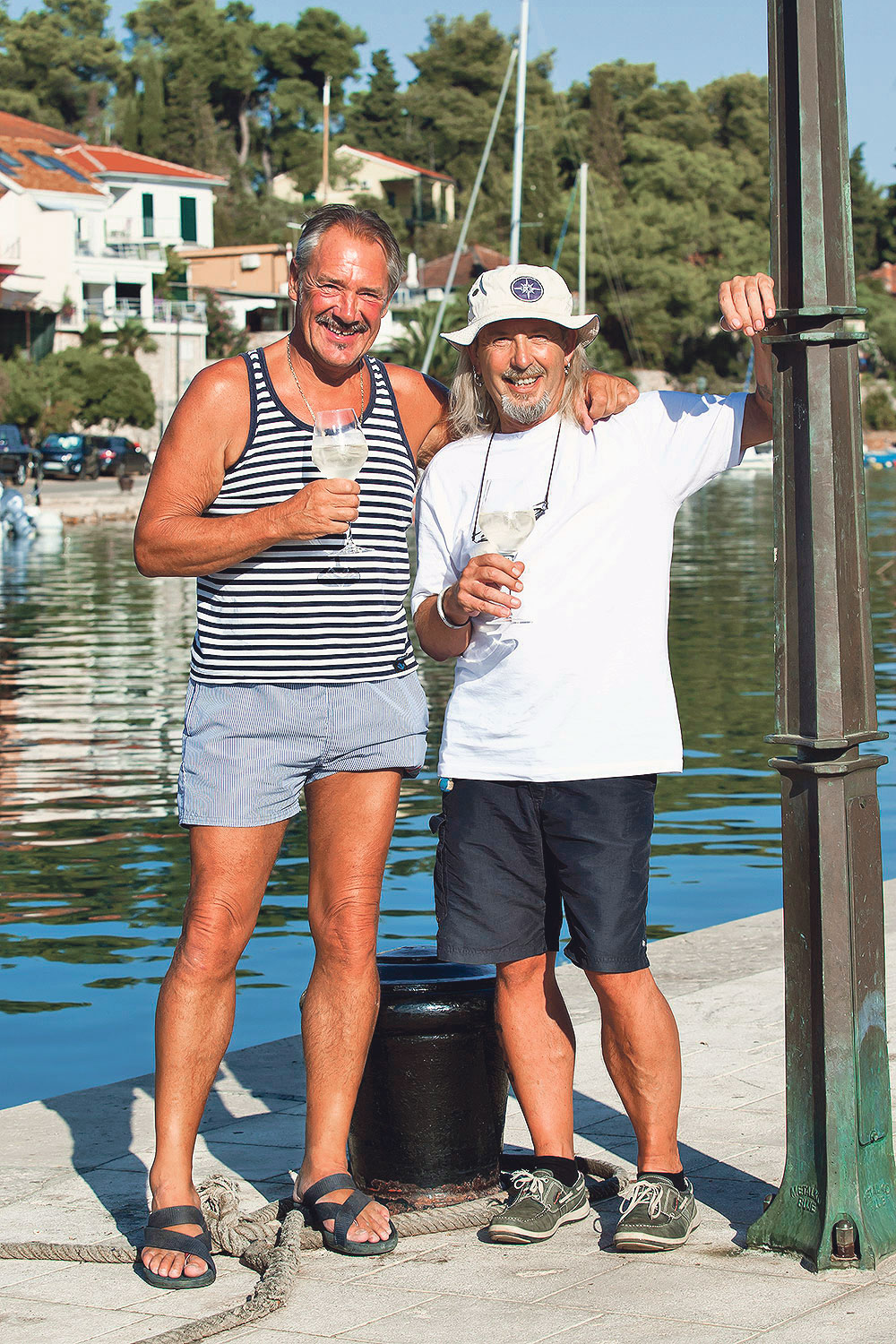 Belgijci Norbert (lijevo) i Peter koji su se preselili u Vrbosku. 