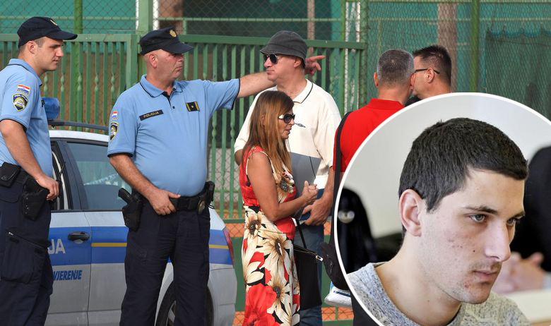 Policija izvršava očevid na mjestu gdje je osumnjičeni Nikola (24) nožem u srce smrtno ranio  23-godišnjeg mladića u Stobreču