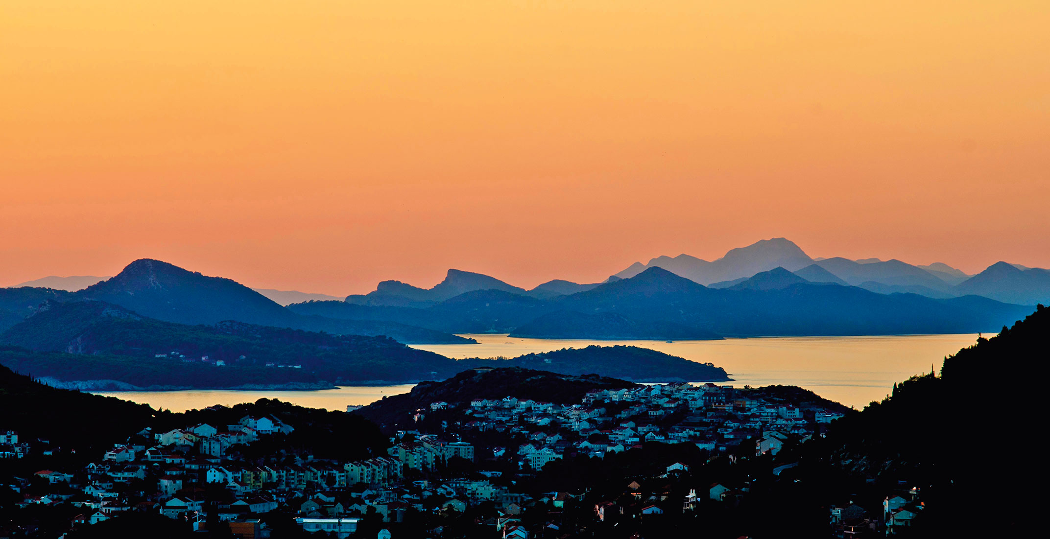 Pogled iz Dubrovnika prema Elafitima