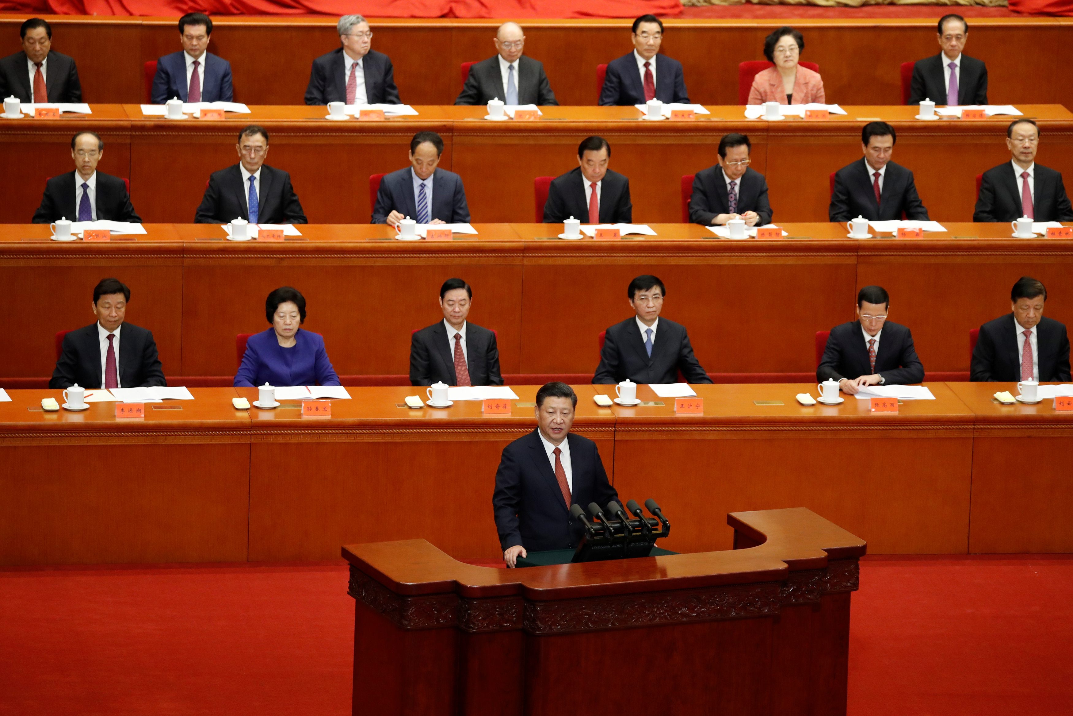 Kineski predsjednik Xi Jinping u Velikoj palači naroda u Pekingu