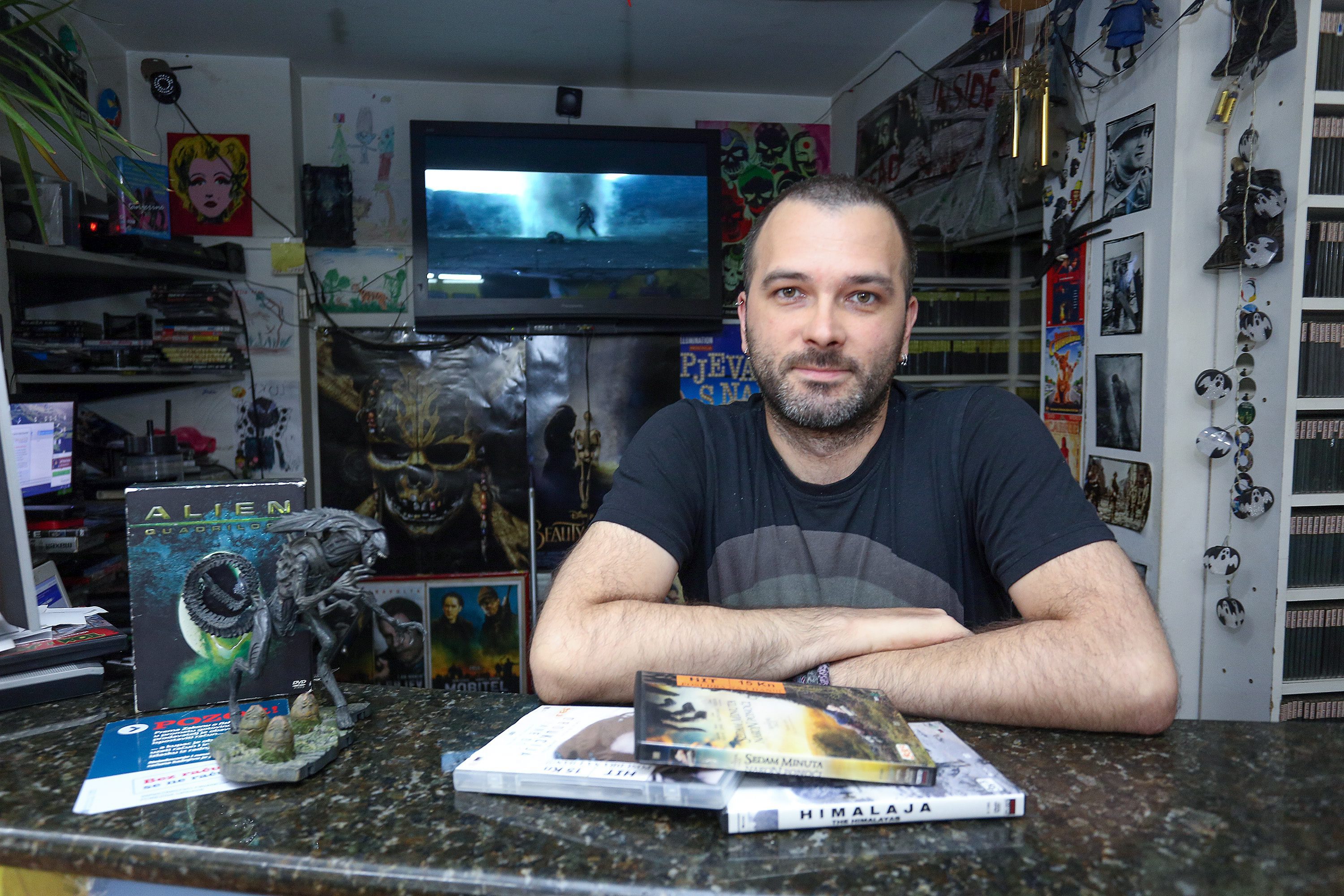 Marko Jantol, vlasnik videoteke Pauk