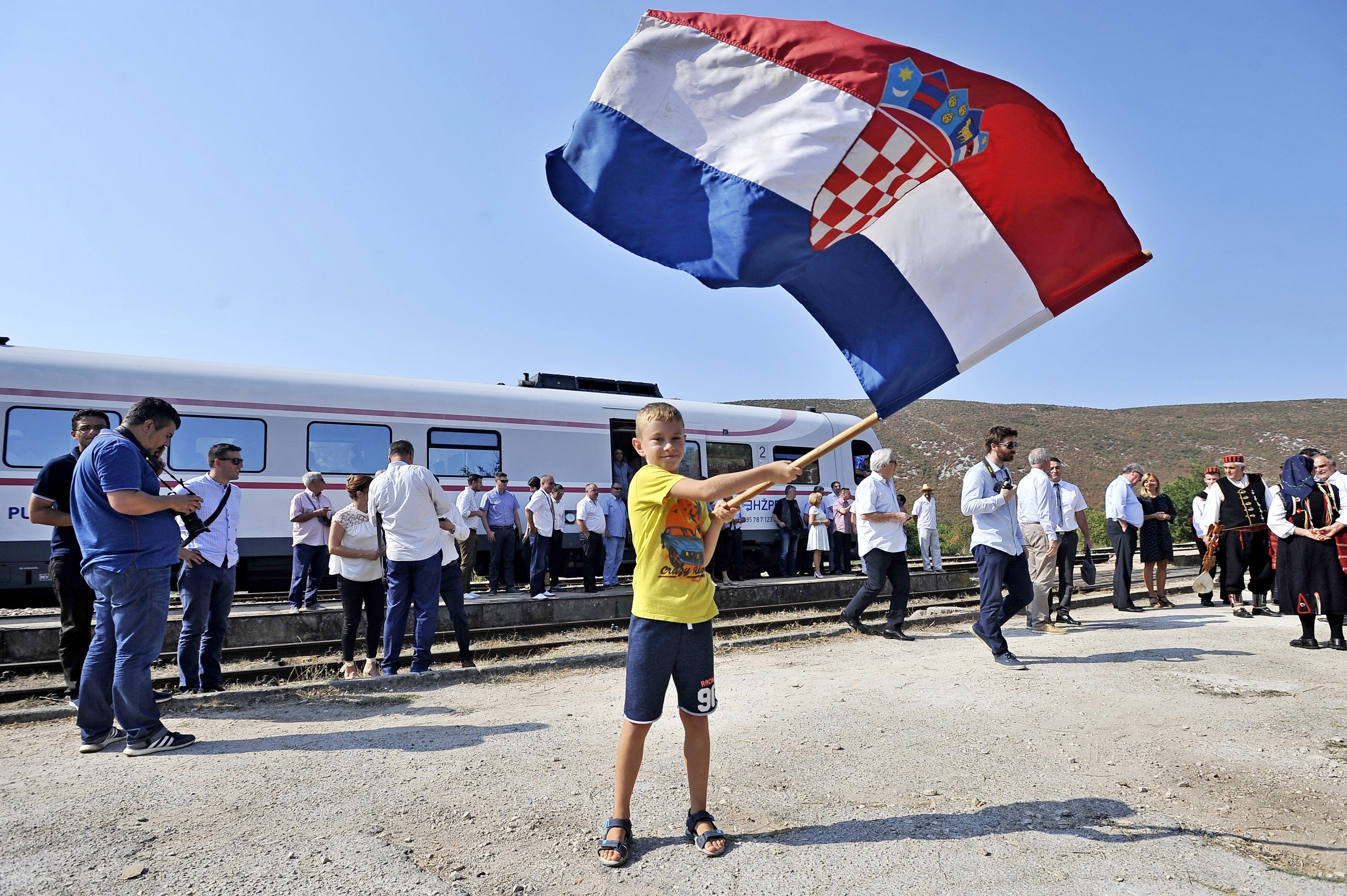 Svečani doček vlaka