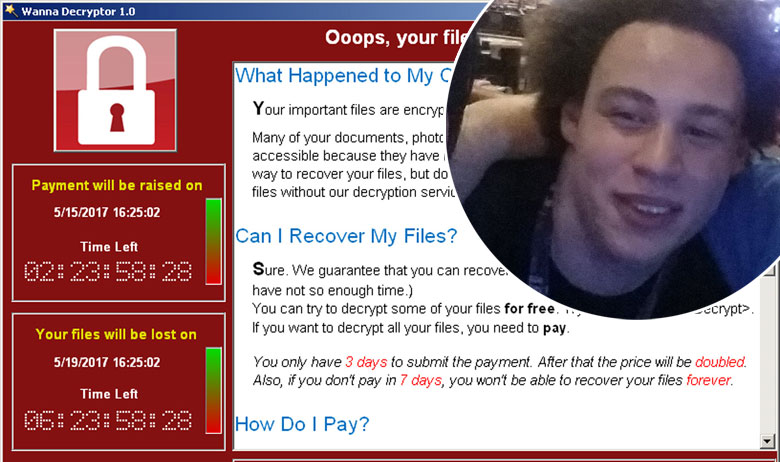 Marcus Hutchins (u krugu)