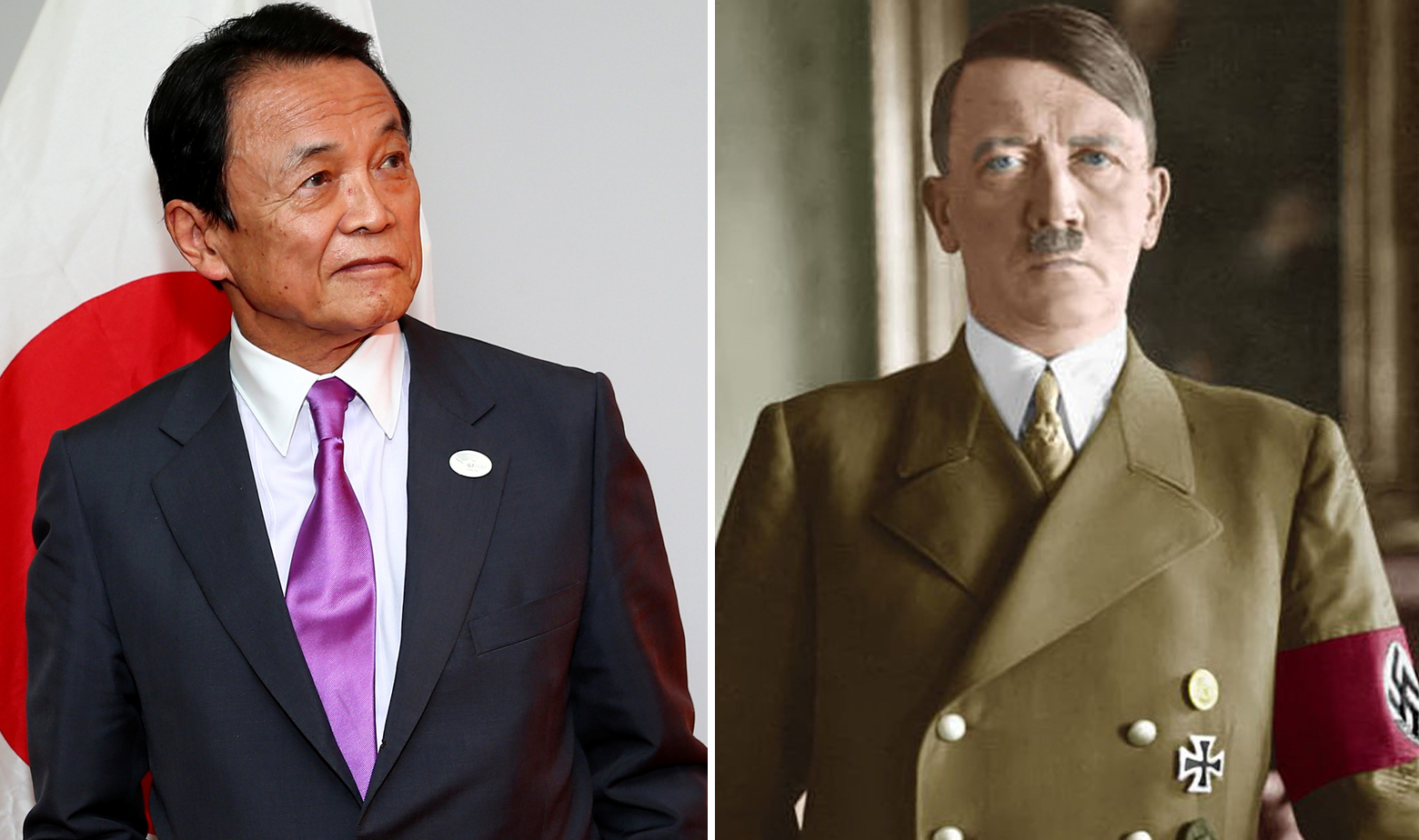 Taro Aso i Adolf Hitler