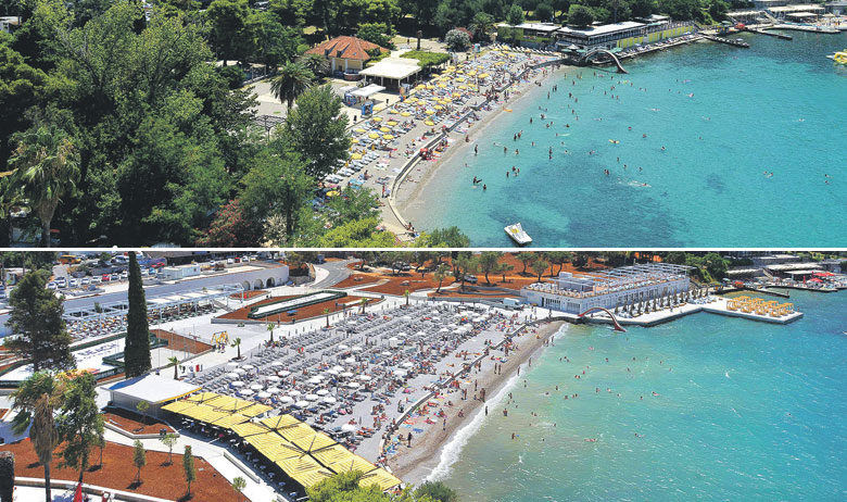 Gornja fotografija nastala je 28. 7. 2016., dok je donja nastala 27.7.2017. 