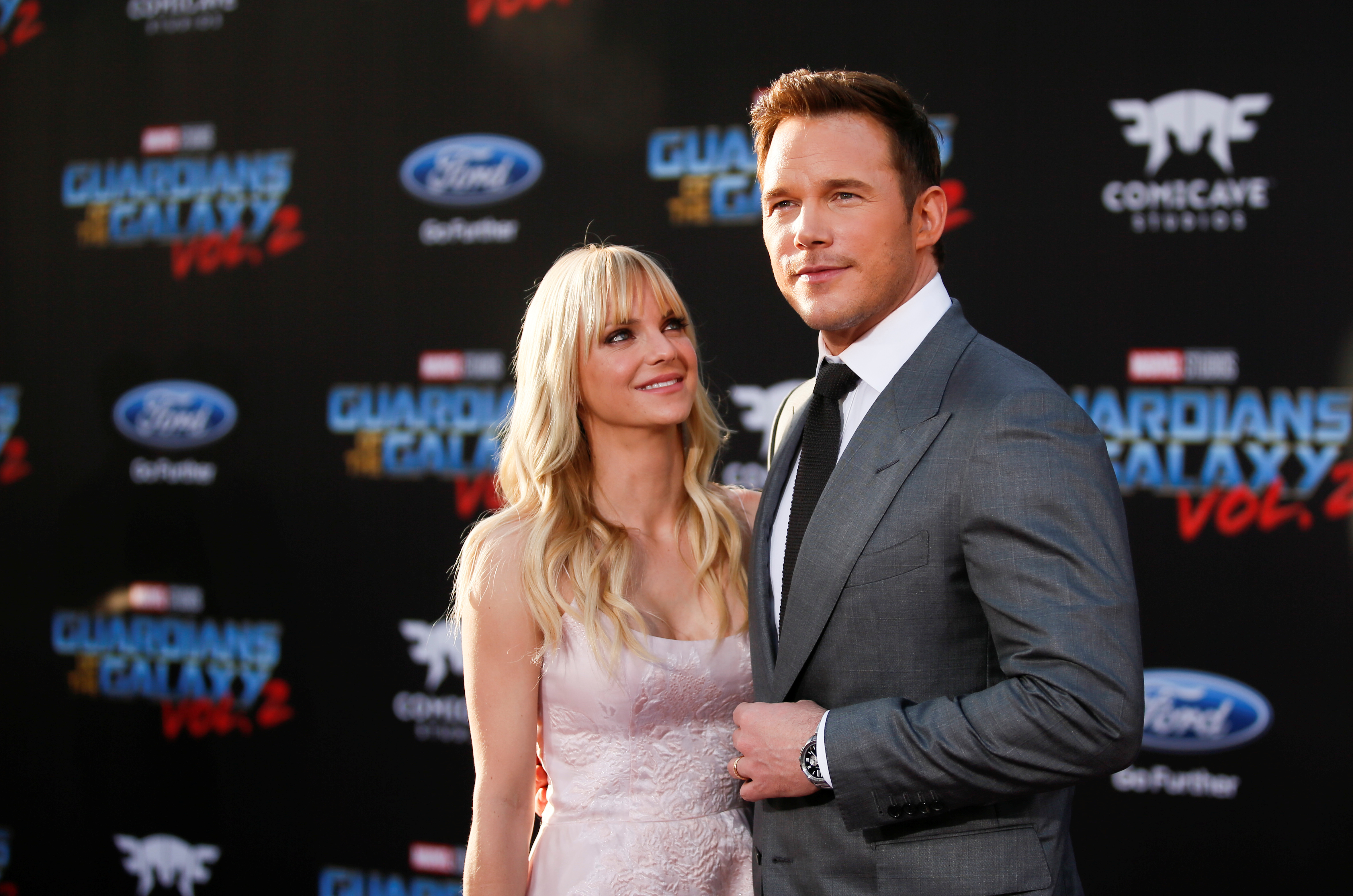 Anna Faris i Chris Pratt 2017.