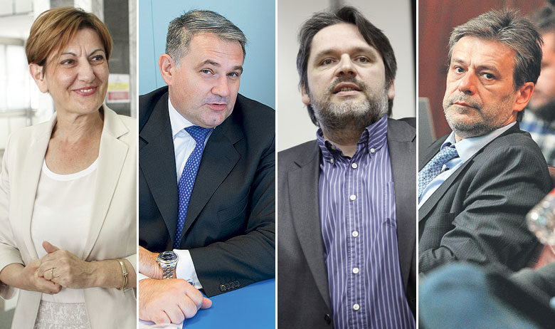 Martina Dalić, Davor Majetić, Velimir Šonje i Davor Huić