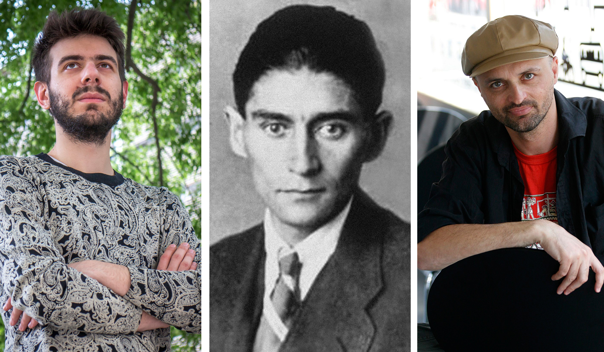 Na fotografiji: Dino Pešut, Franz Kafka, Damir Karakaš