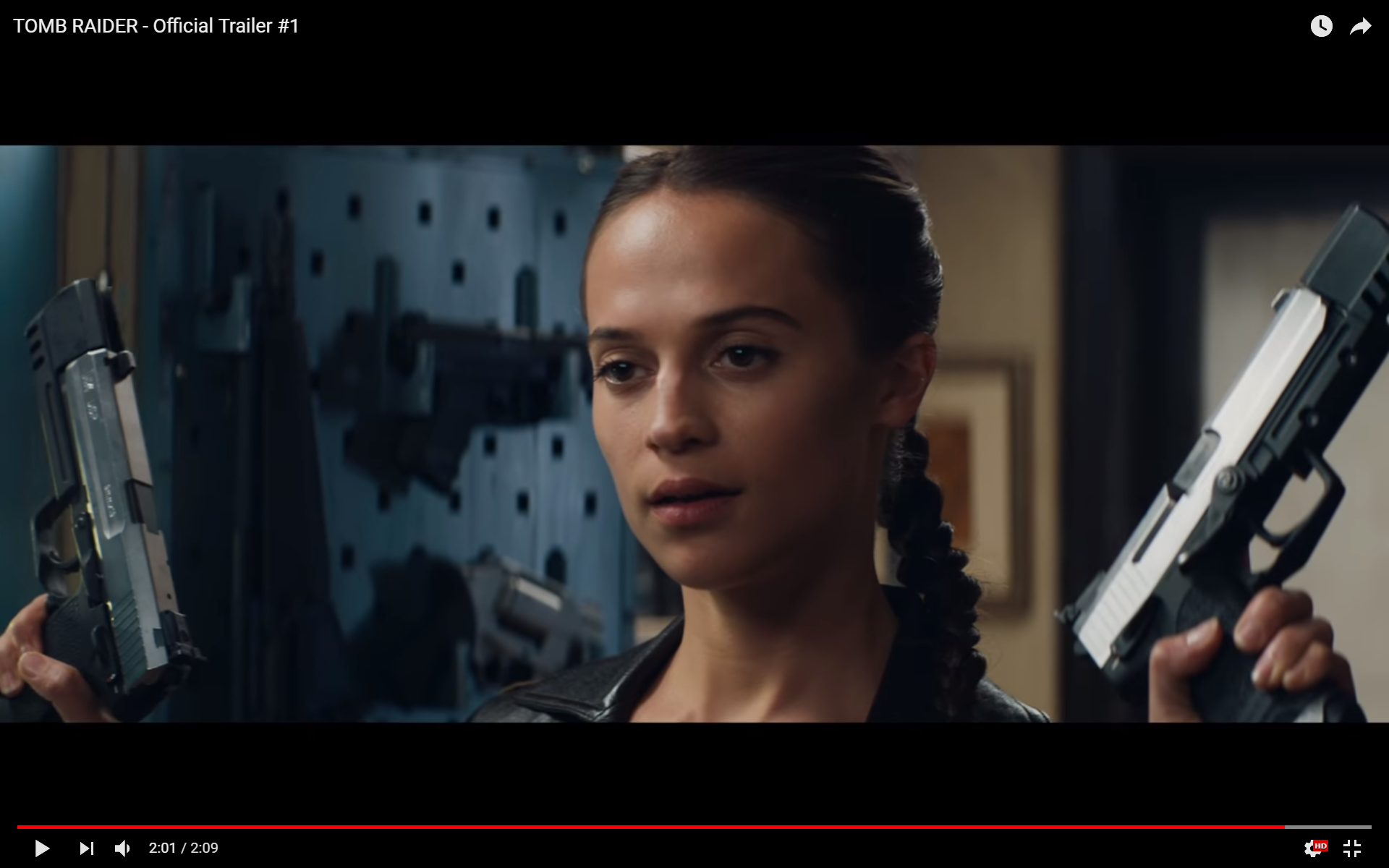 Alicia Vikander kao Lara Croft