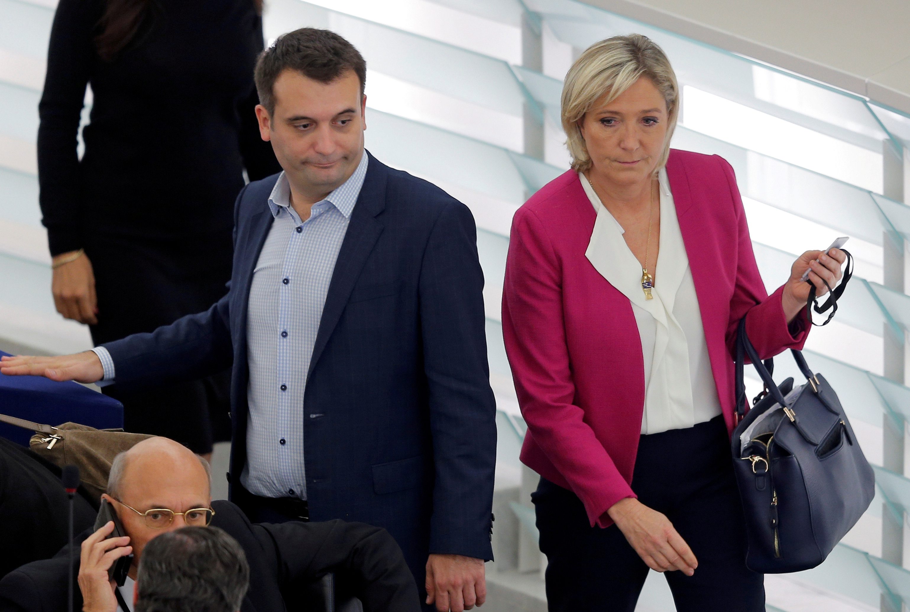 Florian Philippot i Marine Le Pen