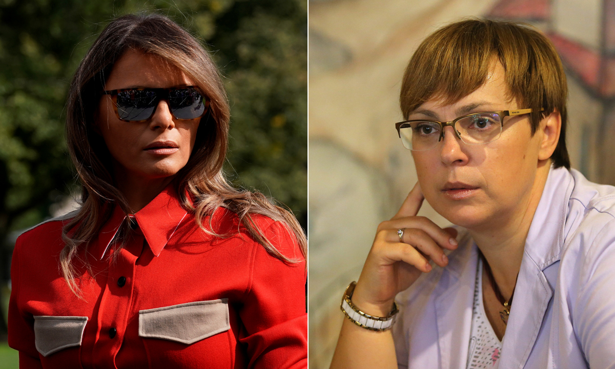 Melania Trump i odvjetnica Nataša Pirc Musar