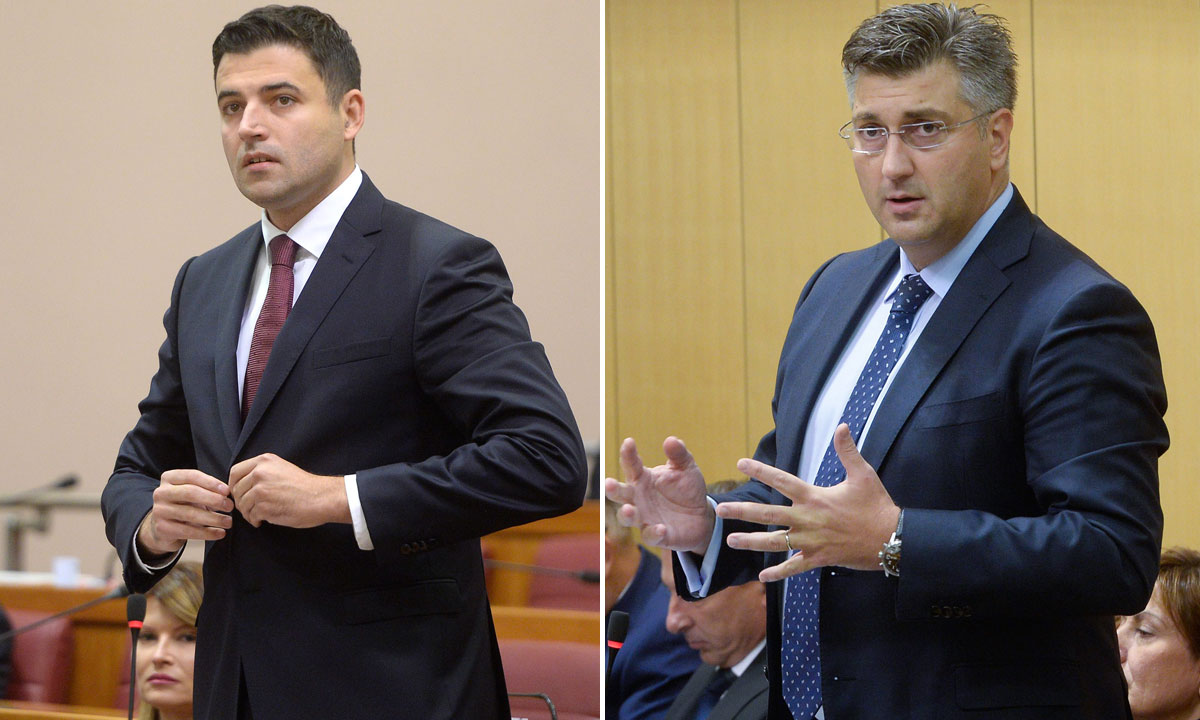 Davor Bernardić i Andrej Plenković