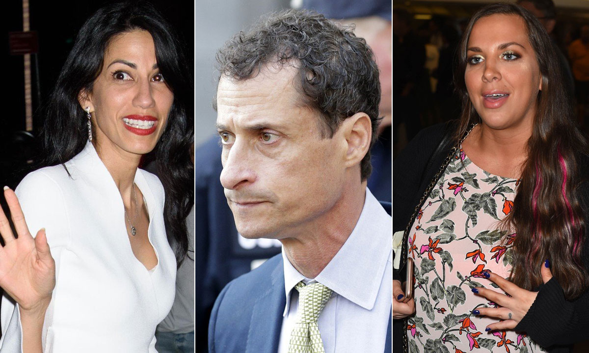 Huma Abedin, Anthony Weiner, Sydney Leathers