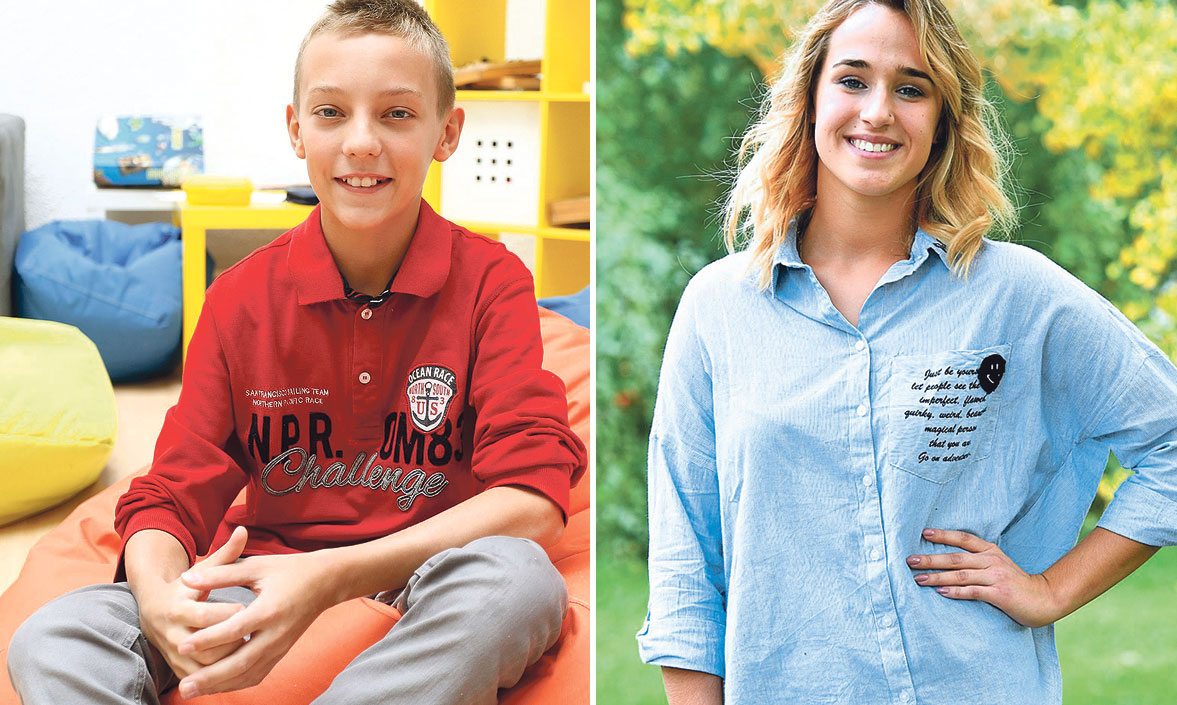 Luka Gnjidić (lijevo) i Patricija Marelja (desno)