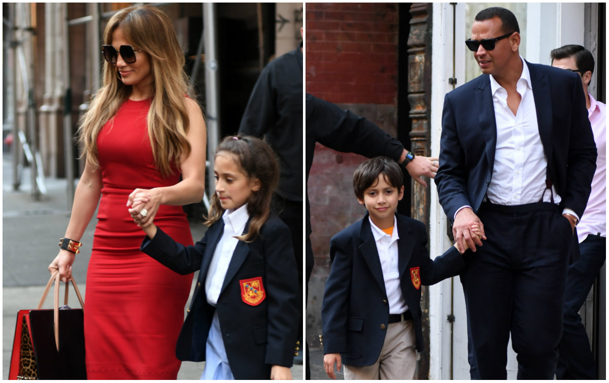 Jennifer Lopez i Alex Rodriguez s njezinom djecom