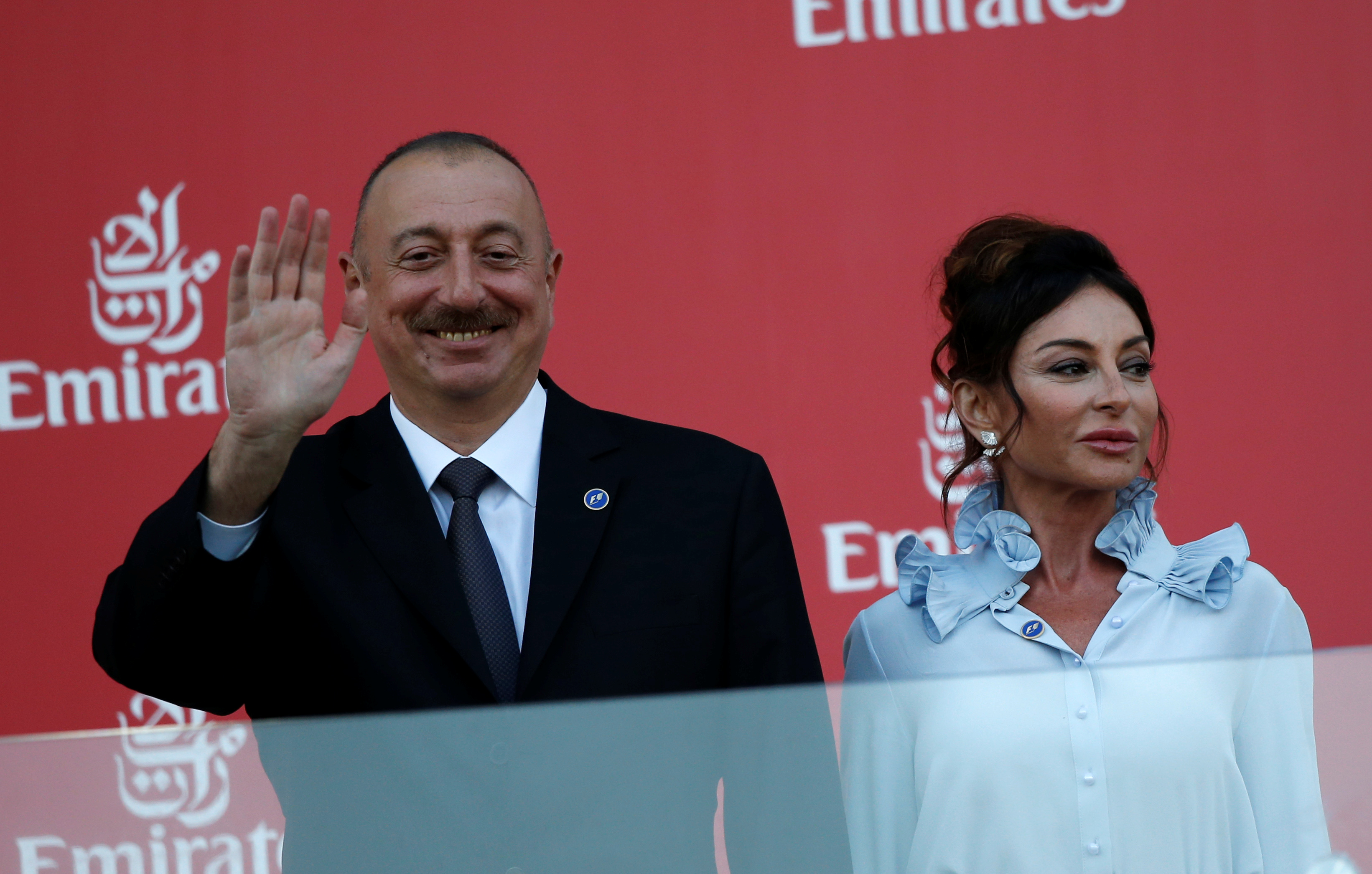 Azerbajdžanski predsjednik Ilham Alijev i njegova žena, potpredsjednica Meriban Alijeva