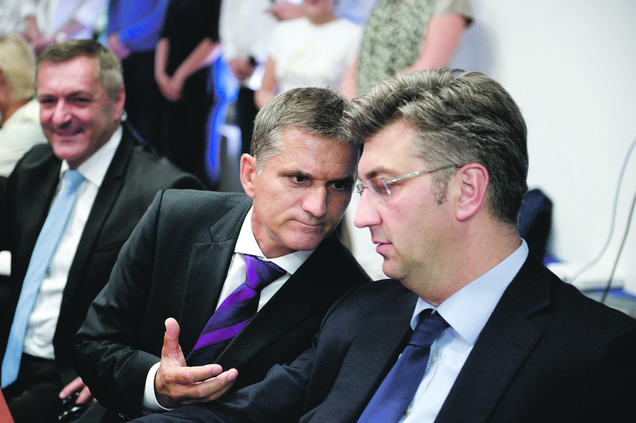 Goran Marić i Andrej Plenković