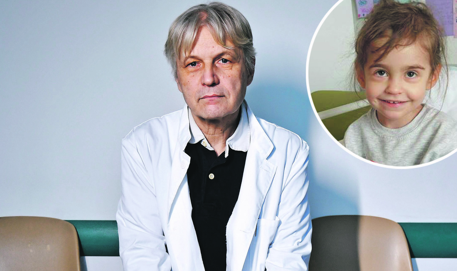 Kardiokirurg Darko Anić i mala Rita kojoj je presadio srce