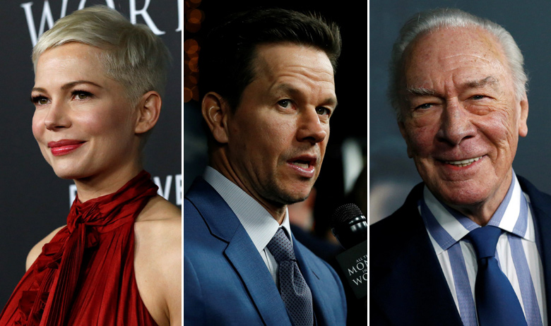 Michelle Williams, Mark Wahlberg i Christopher Plummer