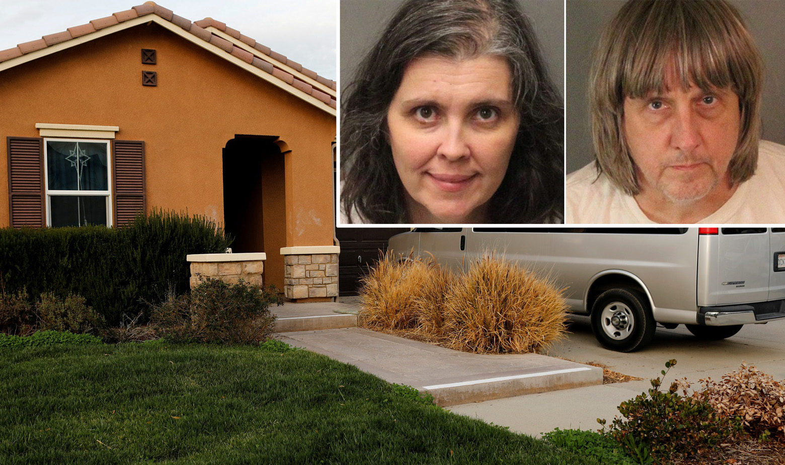 Dom obitelji Turpin, desno David Allen i Louise Anna Turpin