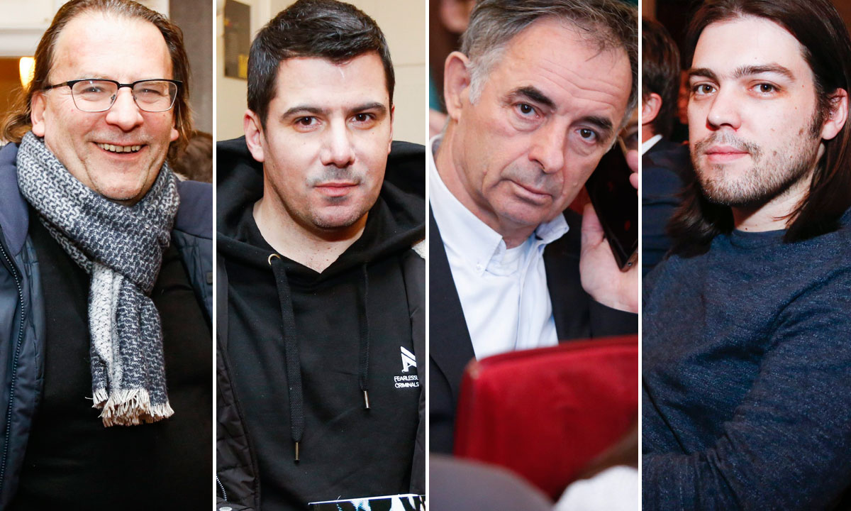 Hrvoje Hribar, Nikola Grmoja, Milorad Pupovac, Ivan Vilibor Sinčić