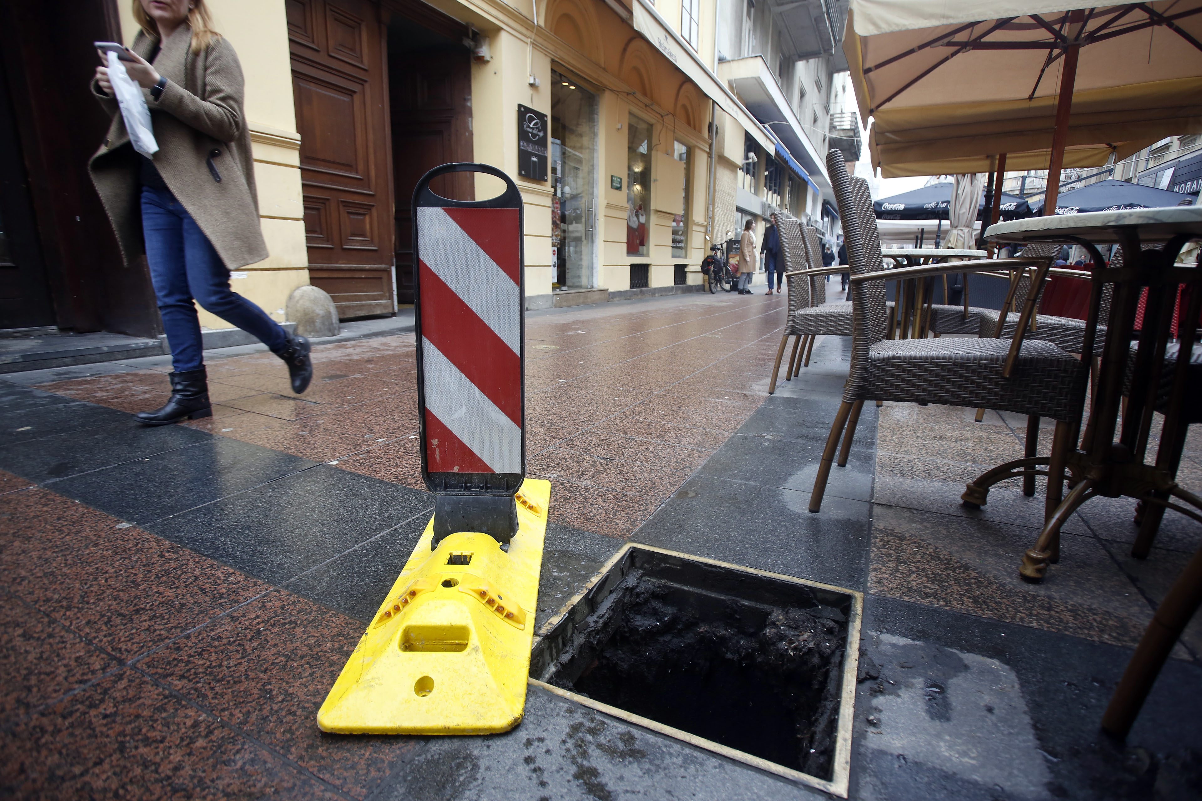 Ukradeni šaht u centru grada