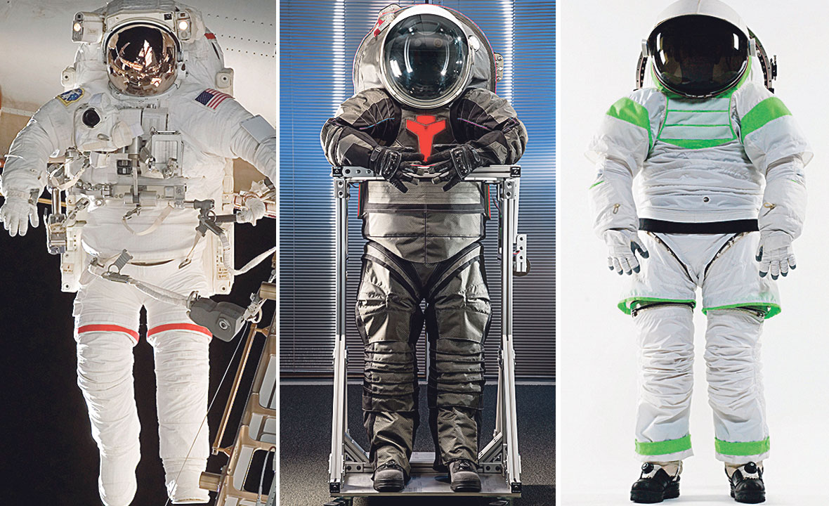 S lijeva na desno: moderno odijelo, Z-2 i Z-1