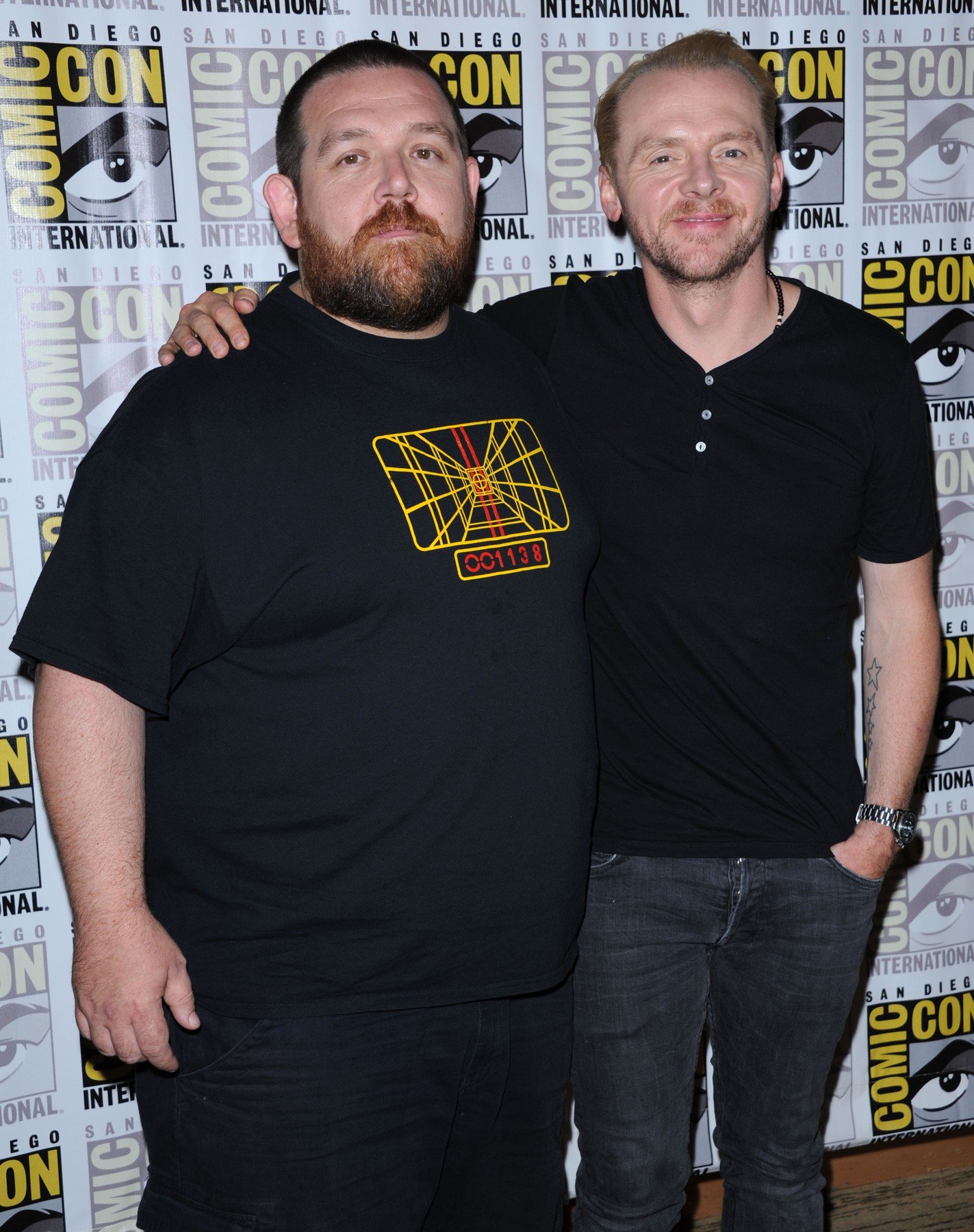 Nick Frost i Simon Pegg na Comic Conu