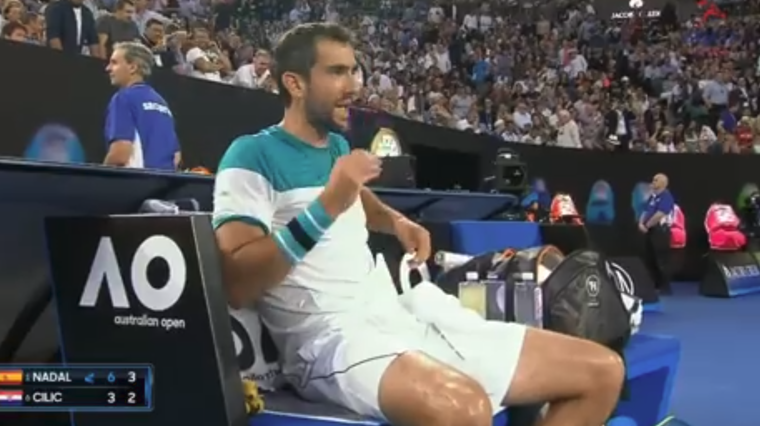 Marin Čilić ljut