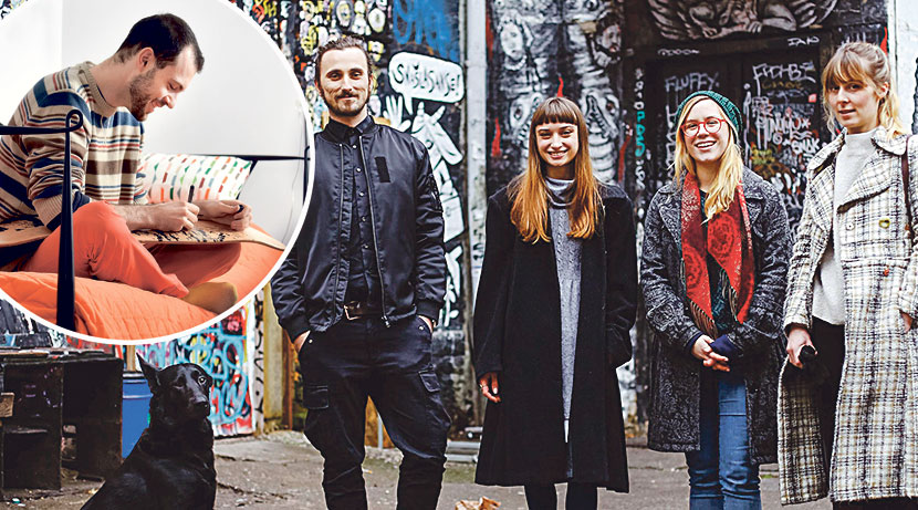 Ivorin Vrkaš (u krugu) i njegovi prijatelji Mario, Dorja, Dominika i Jana