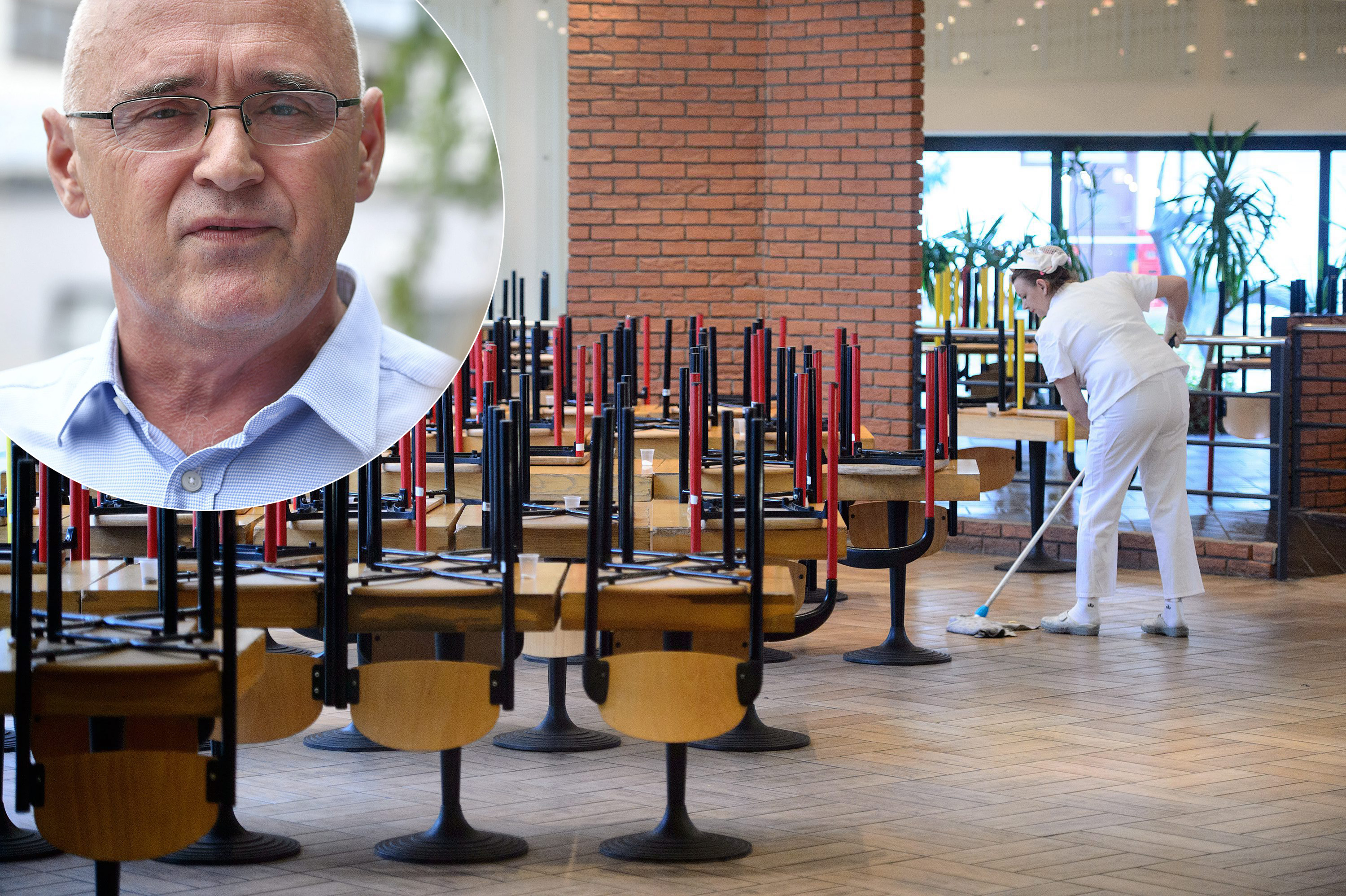 Sanacijski upravitelj zagrebačkog Studentskog centra Mirko Bošnjak (u krugu)