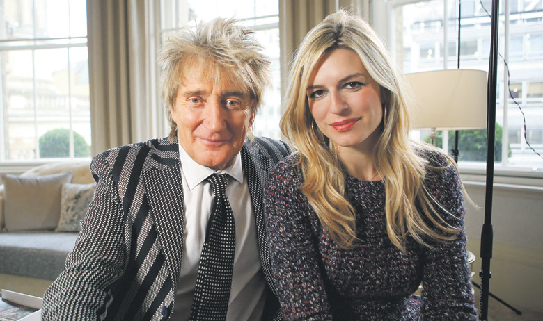 Rod Stewart i Ana Muhar