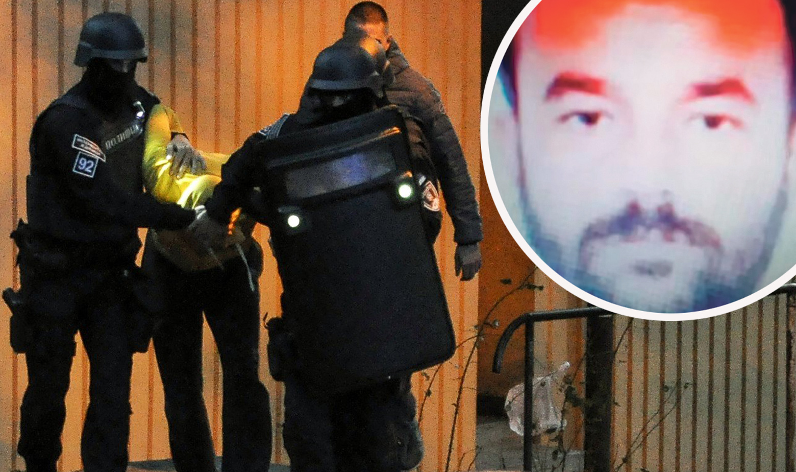 Ilustracija uhićenja u Srbiji i Davorin Baltić u krugu