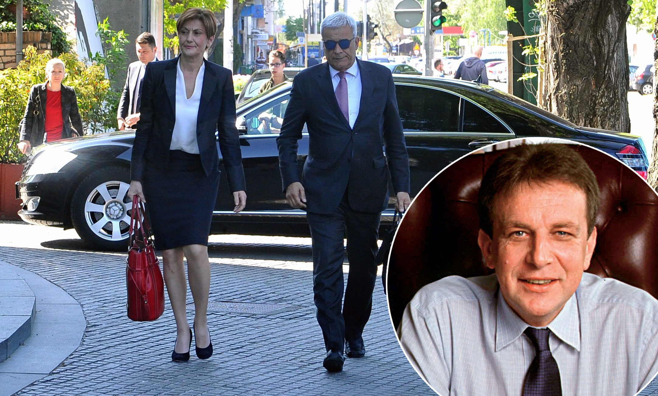 Martina Dalić, Ante Ramljak i Dubravko Grgić (u krugu)