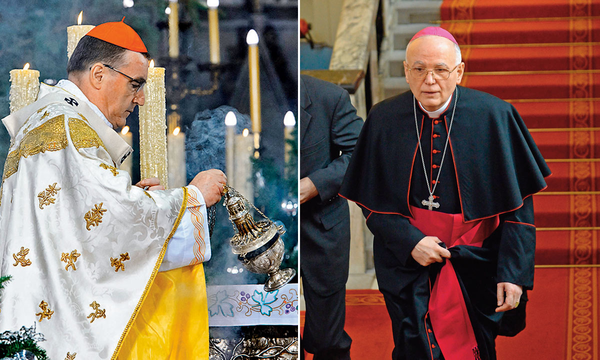 Josip Bozanić (lijevo), Alessandro D'Errico (desno)