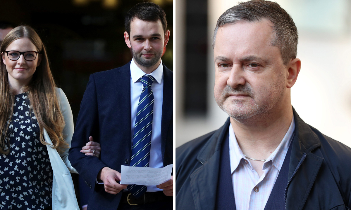 Daniel i Amy McArthur (lijevo), Gareth Lee (desno)