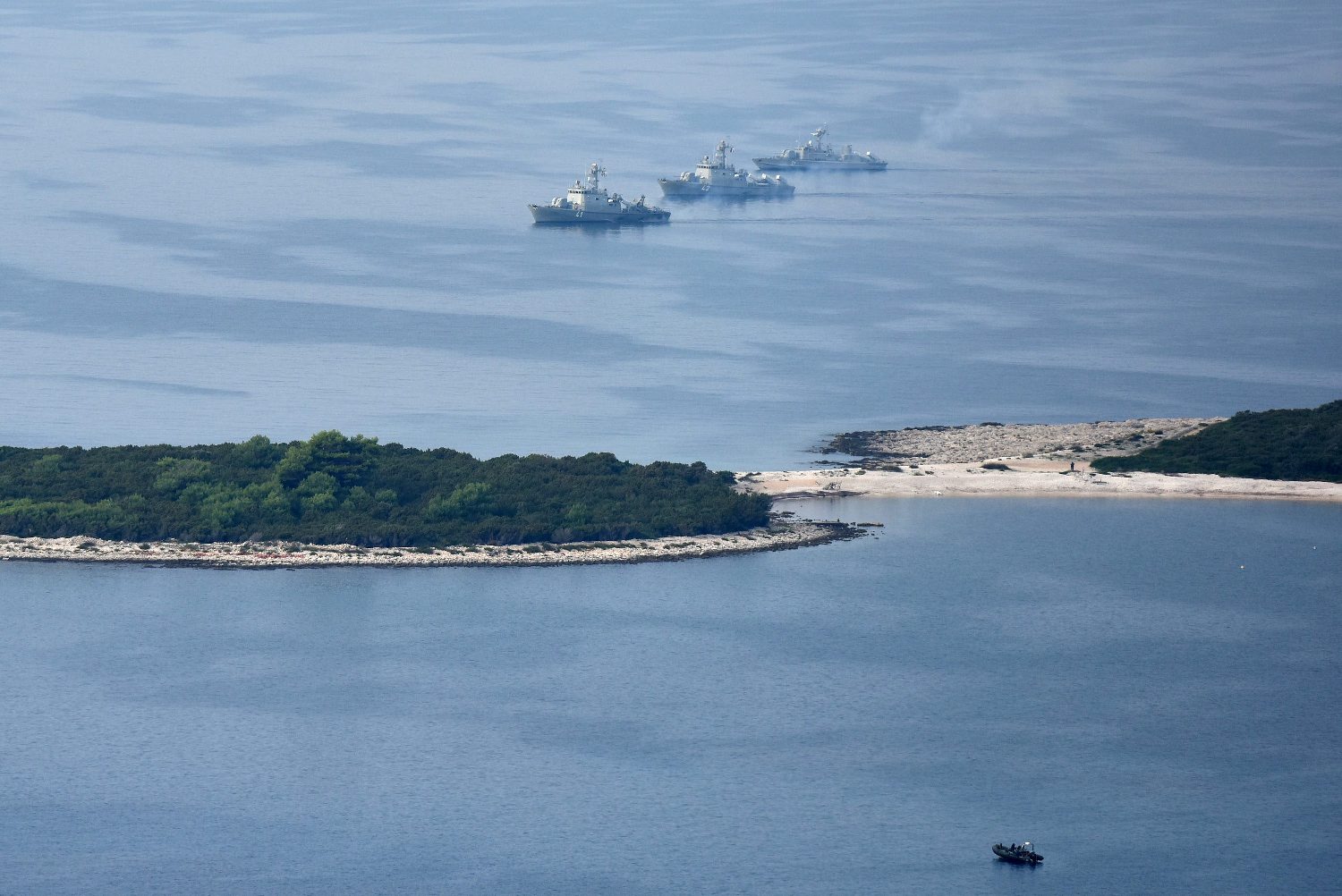 Ispaljivanje rakete s ratnog broda na metu udaljenu 30 km