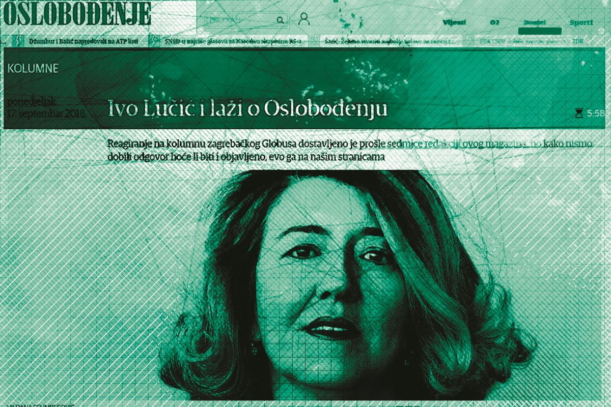 Vildana Selimbegović, glavna i odgovorna urednica i direktorica Oslobođenja.