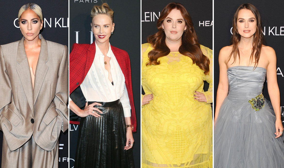 Lady Gaga, Charlize Theron, Tess Holliday, Keira Knightley