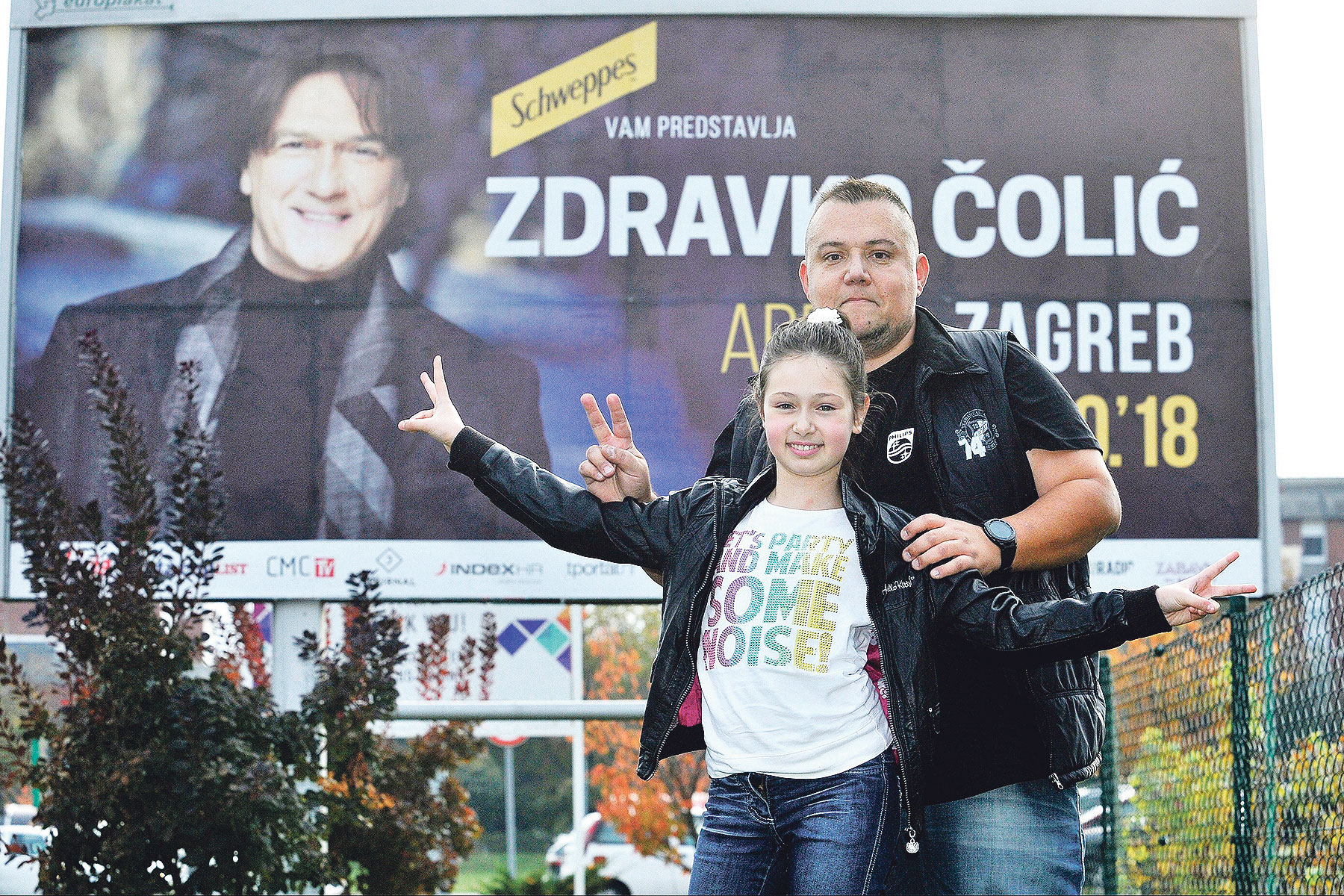 Otac i kći: Zlatko Zirdum (42) u subotu na Čolin koncert prvi put vodi kćer Lauru (11). On sam sluša ga već 30 godina, a na prvi koncert išao je kad mu je bilo samo 13 godina