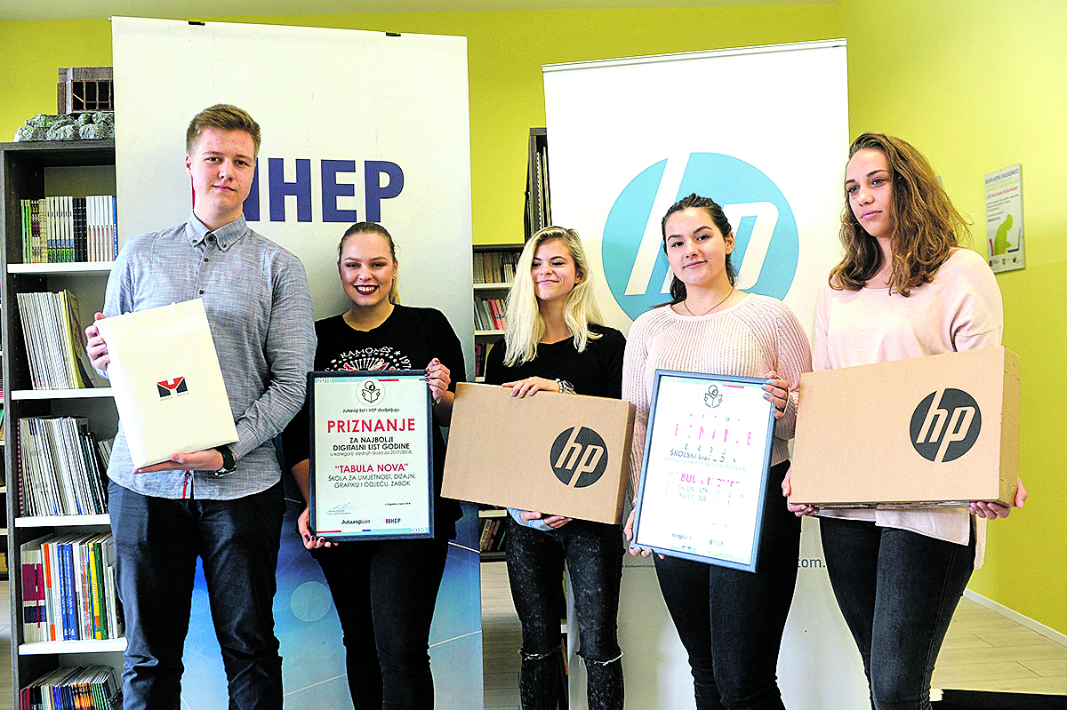 Škola za umjetnost, dizajn, grafiku i odjeću iz Zaboka dobila je nagradu za list Tabula  Nova (tiskano i digitalno izdanje)