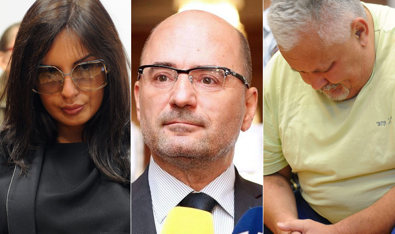 Sara Sikirić, Milijan Brkić i Nebojša Perunović