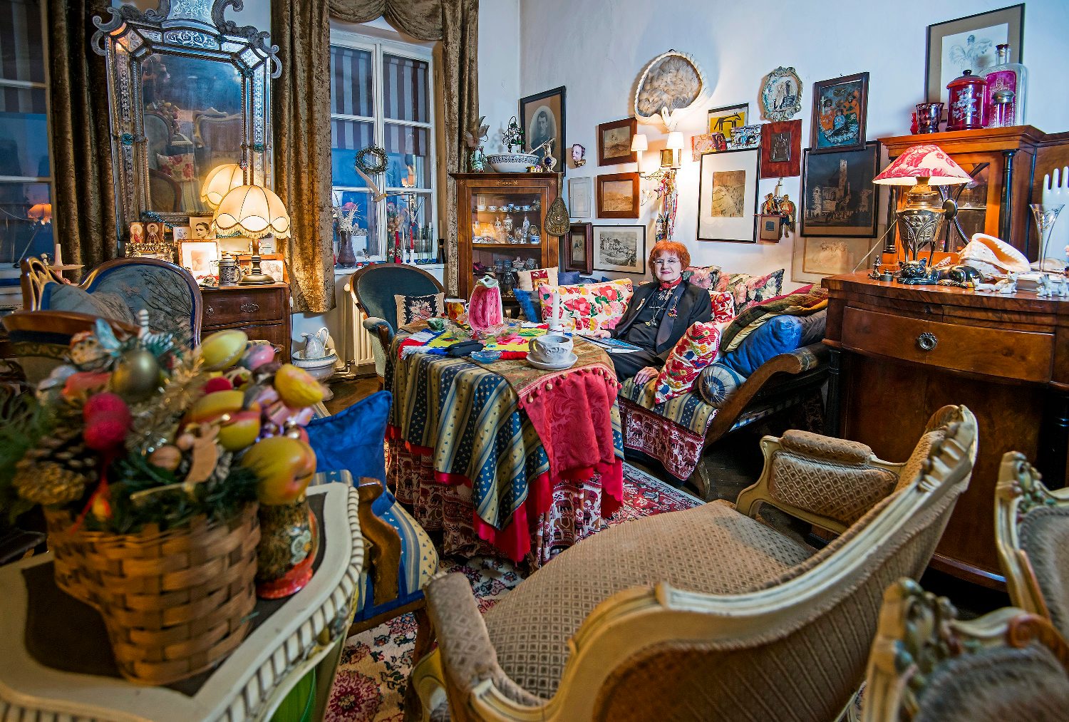 Ika Škomrlj u svom stanu 2014. godine