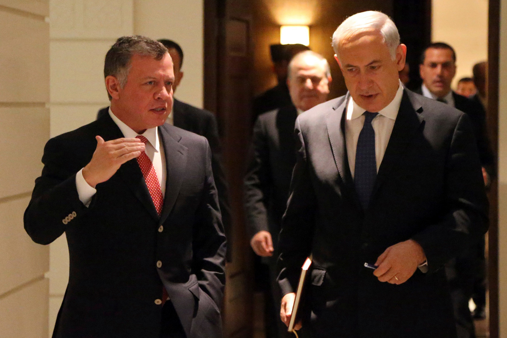 Jordanov kralj Abdullah i izraelski premijer Benjamin Netanyahu