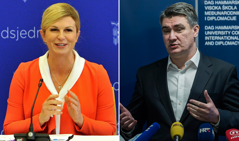 Kolinda Grabar-Kitarović, Zoran Milanović