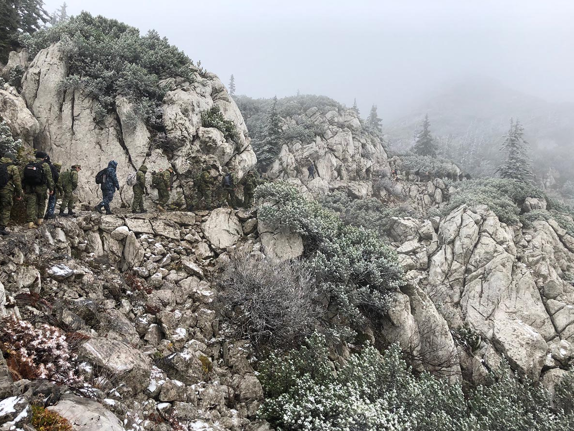 Hodnja ključnog osoblja MORH-a i Hrvatske vojske na Velebit